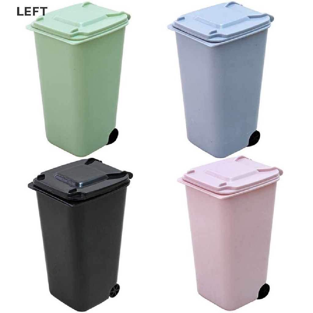 Thùng Rác Mini Để Bàn Bằng Nhựa Có Nắp Đậy Tiện Dụng Cho Gia Đình my