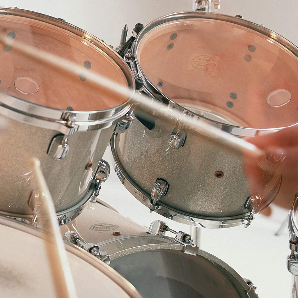 24 Pieces Drum Dampeners, Drum Damper Gel Pads Drum Silencers Non-Toxic Soft Silicone Drum Mute For Drums Tone Control