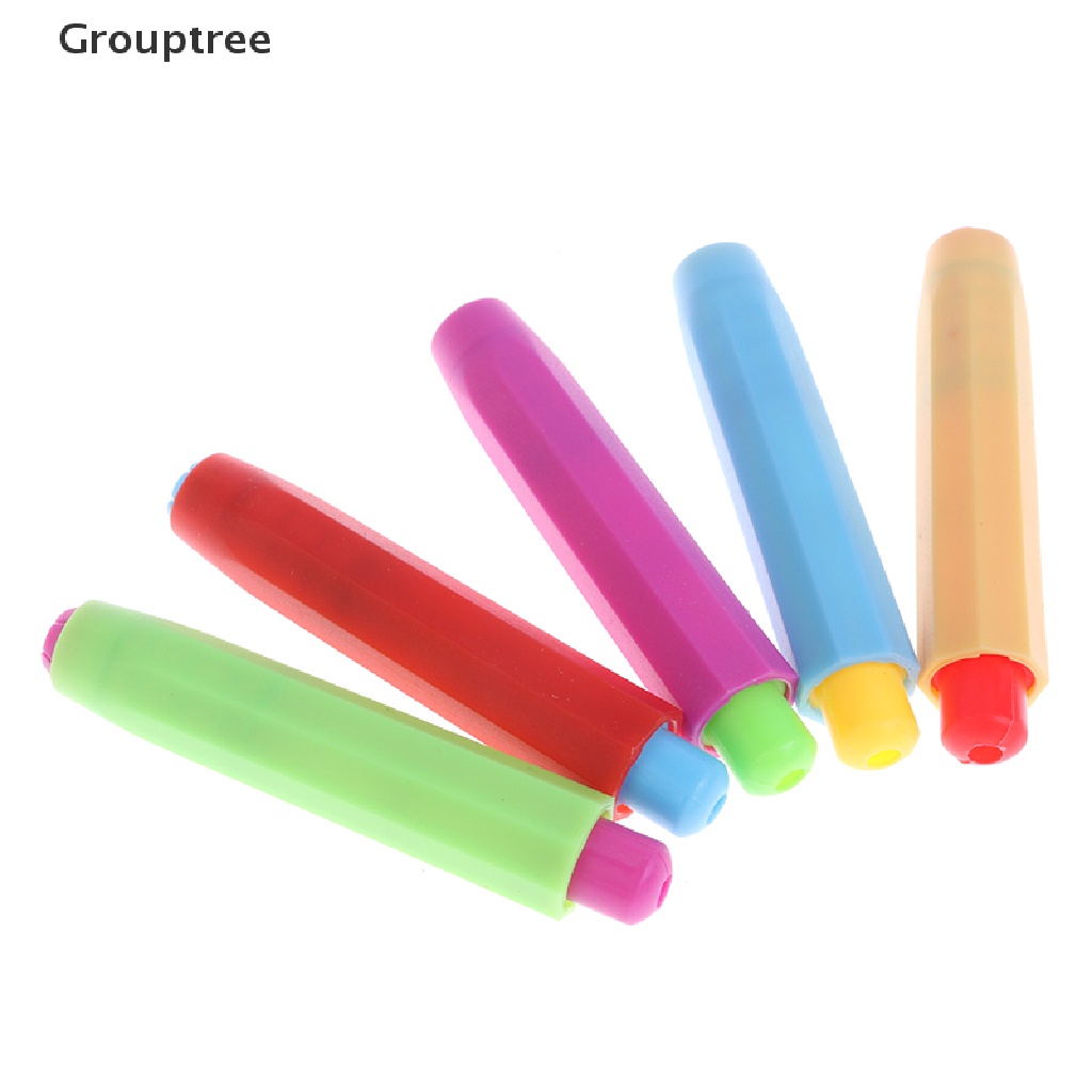 Set 5 Dụng Cụ Giữ Phấn Không Độc Hại Nhiều Màu Sắc Cho Dạy Học
