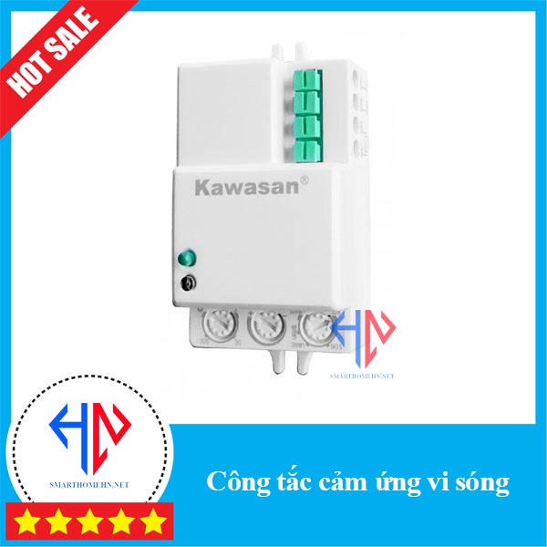 CÔNG TẮC CẢM ỨNG RADA VI SÓNG KW-RS02D. Bảo hành tới 12 tháng