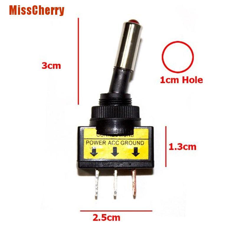 Công Tắc Đèn Led Tự Động 3 Chấu 12v 20a Chất Lượng Cao