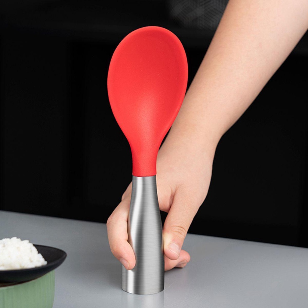 PATRICIA Muỗng Silicone Thép Không Gỉ Chống Dính