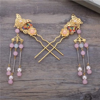 Bộ trâm cổ trang đính hạt