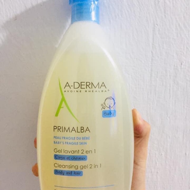 Dầu tắm gội toàn thân ADERMA em bé 500ml