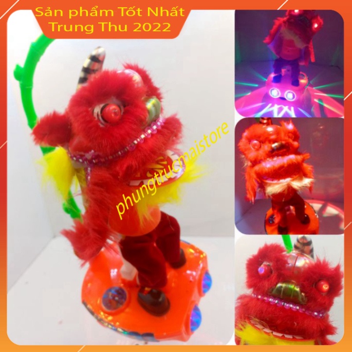 Đèn lồng trung thu múa lân nhạc Việt đồ chơi trẻ em phát sáng