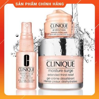 [ HÀNG XÁCH TAY] Clinique Moisture Surge Ultra Hydration - Set Kem dưỡng Clinique 72h - Kem mắt - Xịt khoáng