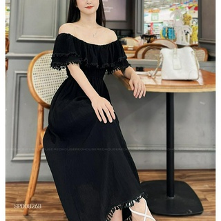Váy trễ vai chun bụng