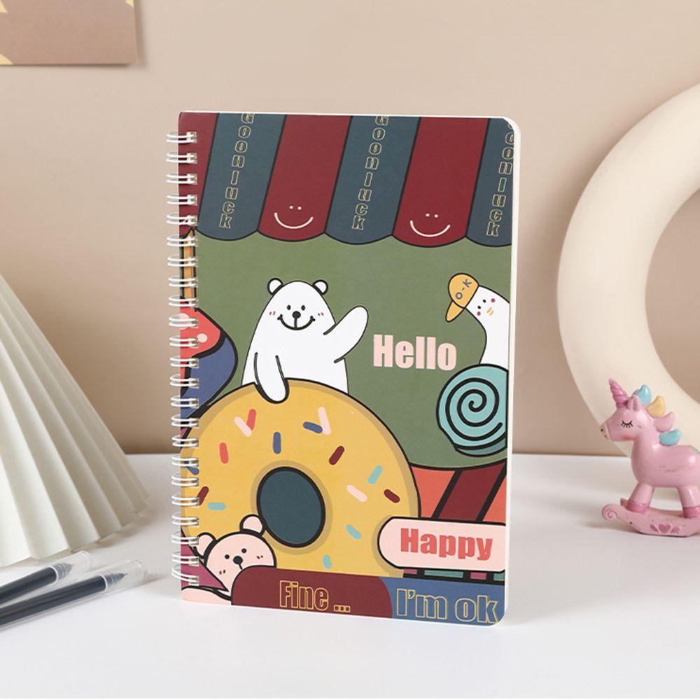 Sổ Ghi Chú Họa Tiết Thỏ Hoạt Hình Đáng Yêu Dành Cho Bé Gái