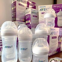 SẢN XUẤT TẠI ANH❤️𝑭𝑹𝑬𝑬𝑺𝑯𝑰𝑷❤️Bình sữa Philips Avent Natural 260ml❤️Bình sữa Avent cổ rộng❤️