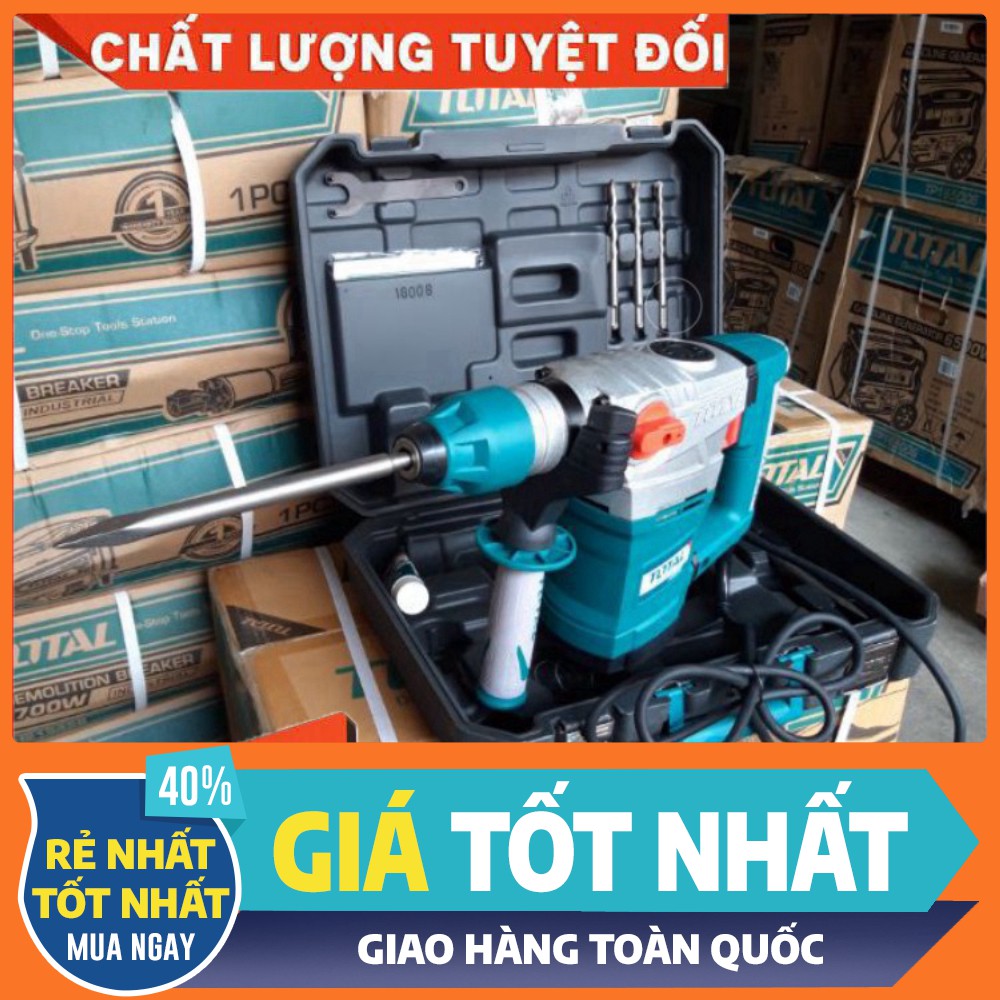 36mm Máy khoan đục bê tông 1800W TOTAL TH118366 [bảo hành chính hãng]