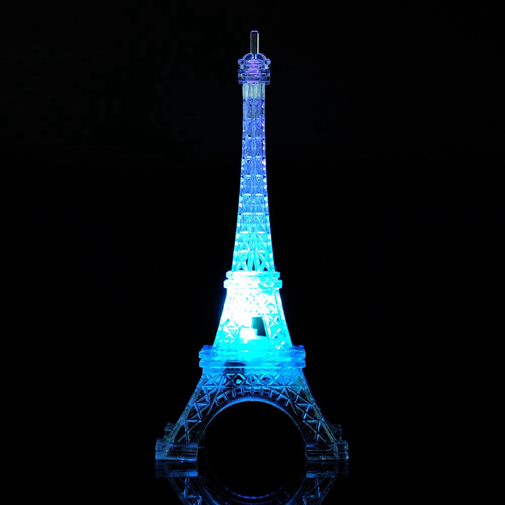 Mini Eiffel Tower Lighting Lamp Desk Bedroom Night Light Decoration Table LED Lamp
