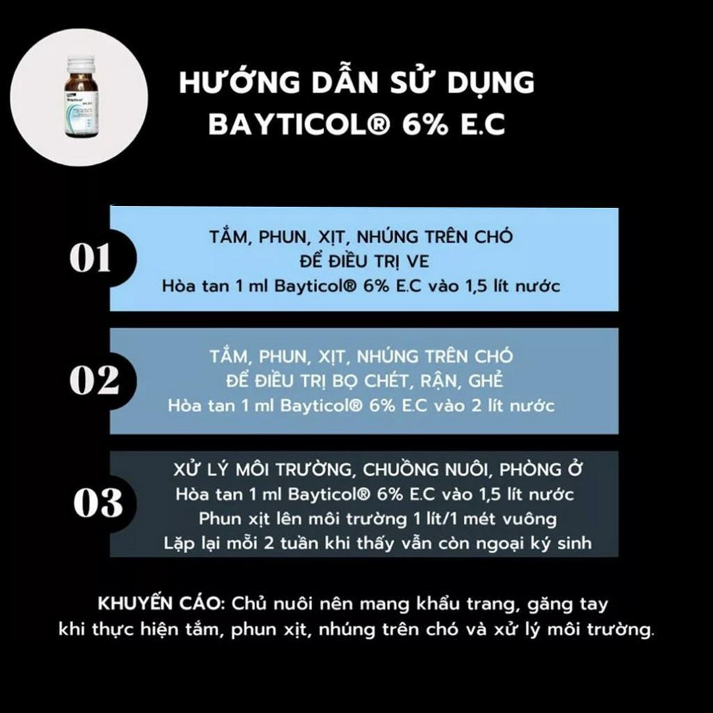 Phun Xịt Ve, Rận Cho Chó Và Làm Sạch Môi Trường Bayticol Kèm Bình Xịt 1L
