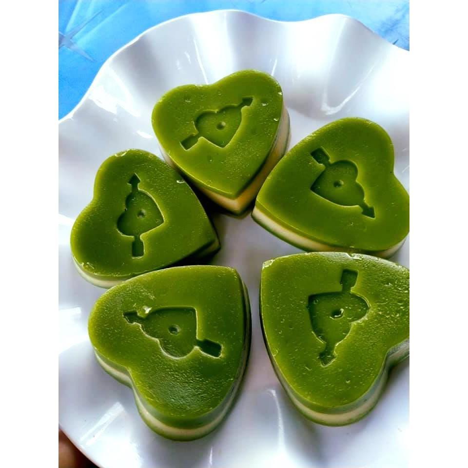 10 Hủ nhựa có nắp làm bánh flan hộp trái tim, hoa, tròn caramen, rau câu, sữa chua, đựng slime