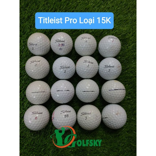 Bóng Golf Cũ Titleist ProV1, V1x 4 lớp chất lượng tốt - Used Golf Ball