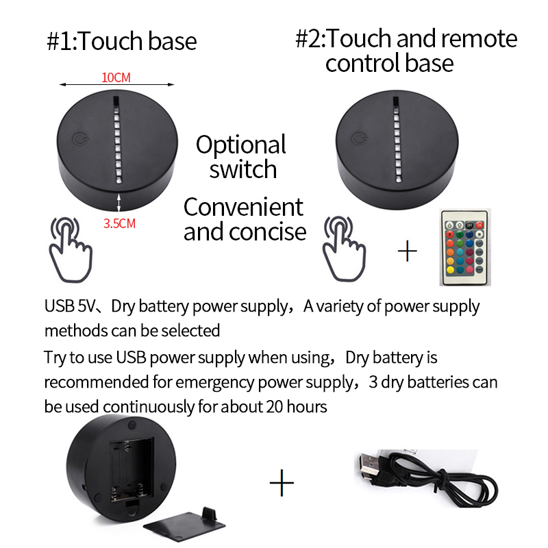 Đèn Ngủ 7 Màu Thay Đổi Kèm Remote Điều Khiển
