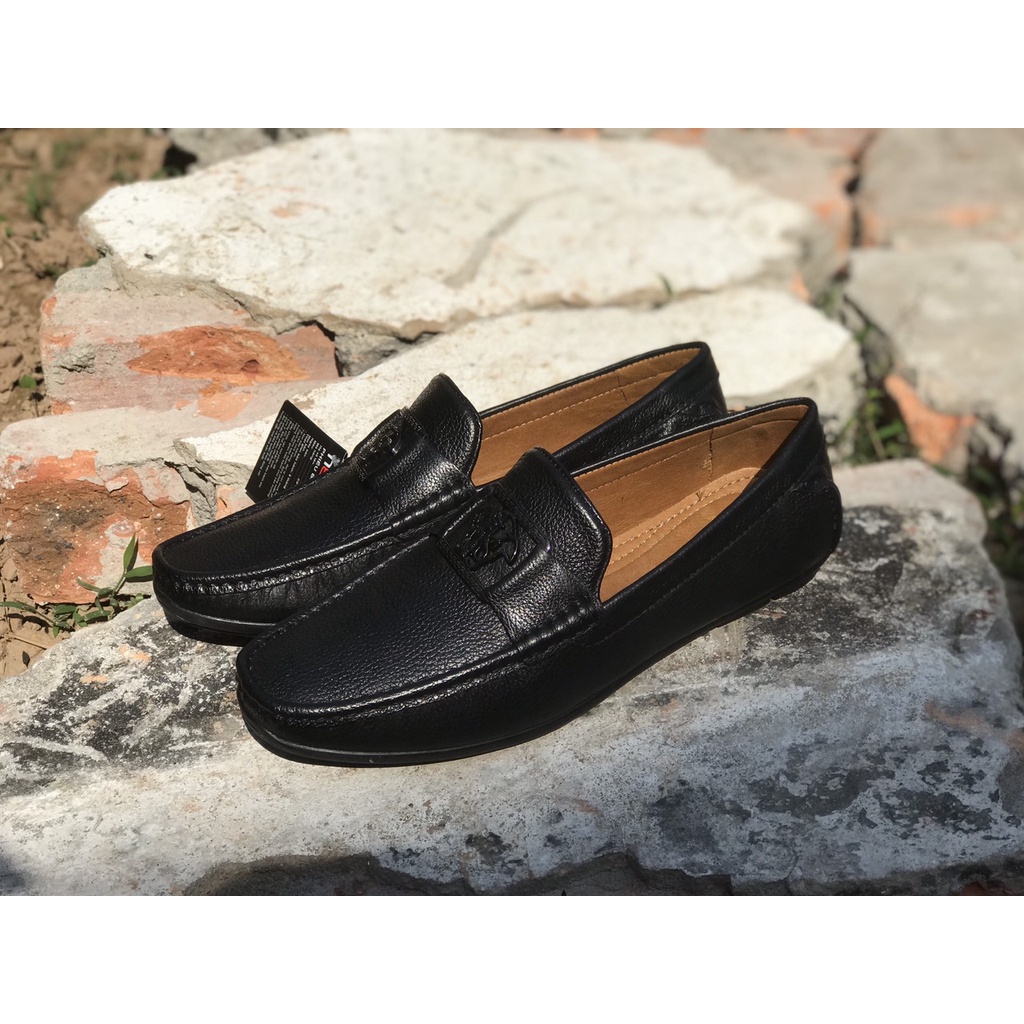 Giày da Nam Newmos da bò mềm mại bền và không tróc