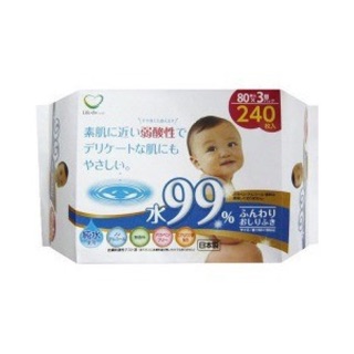 Set 3 gói giấy ướt 80 tờ cho bé