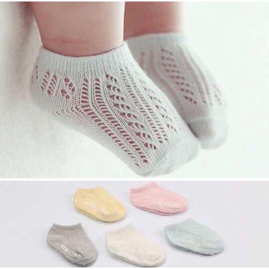 Set 5 đôi Tất lưới hè thu cao cấp cho bé