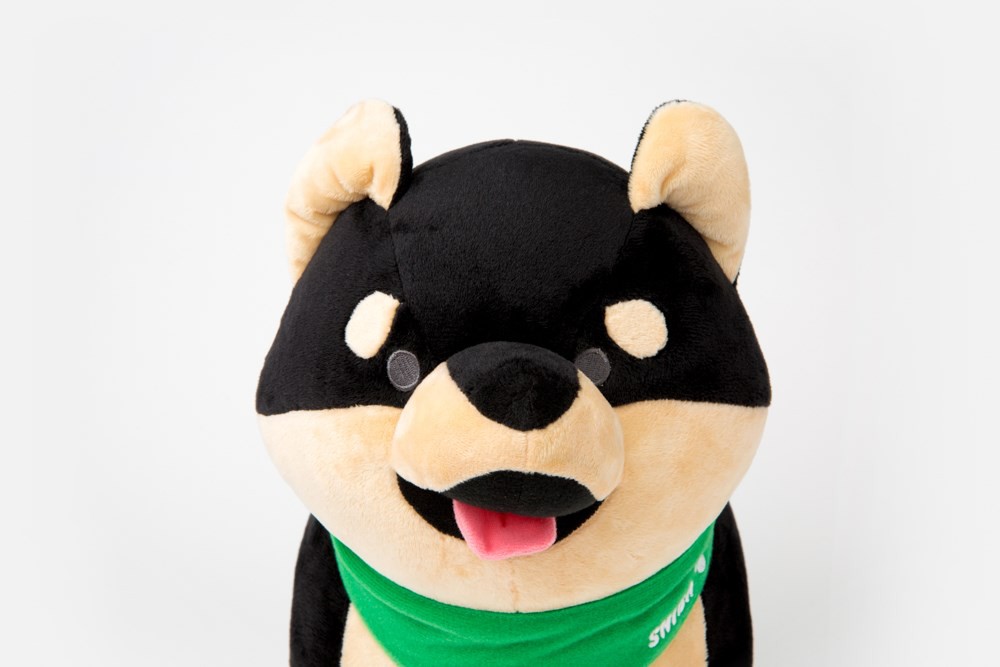 Gấu Bông ARTBOX Hàn Quốc Hình Chú Chó Shiba Màu Đen Size Lớn
