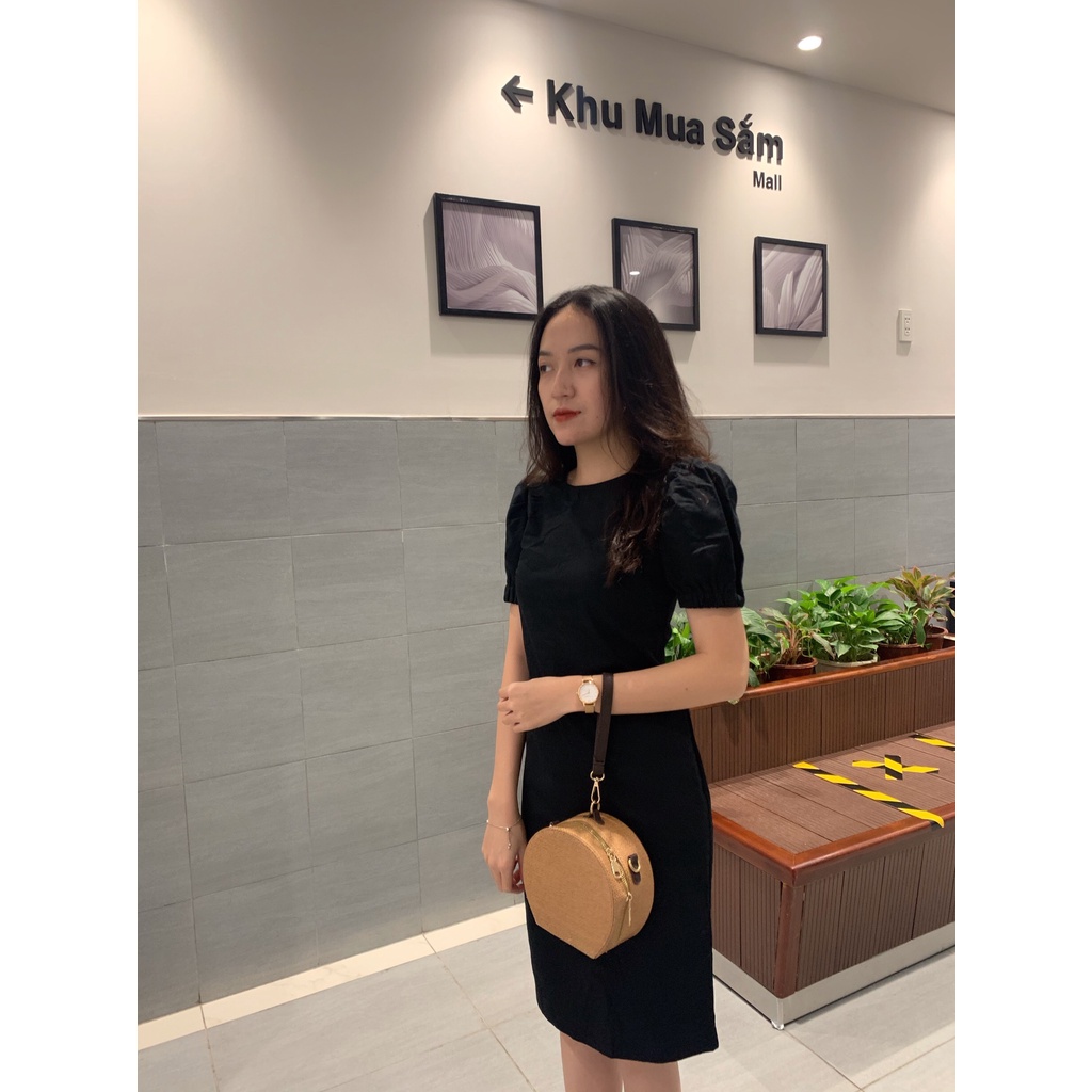"Váy đen tay chun  - VH3 | BigBuy360 - bigbuy360.vn