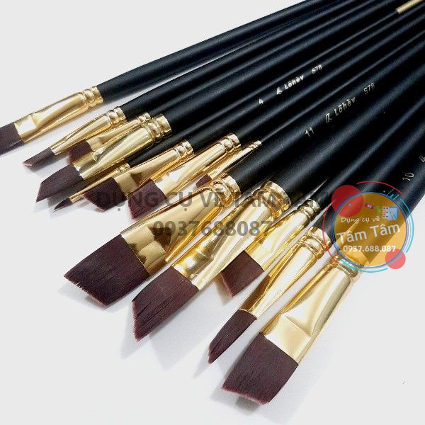 -Cọ đầu vát S78, Cọ đầu xéo bán lẻ theo size-