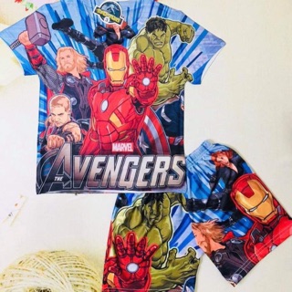 Đồ bộ in 3D hình avengers