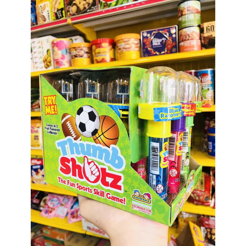 [KẸO MÚT SOCCER] Kẹo Đồ Chơi THUMB SHOTZ Kidsmania Cho Các Bé (Giao Mẫu Ngẫu Nhiên)
