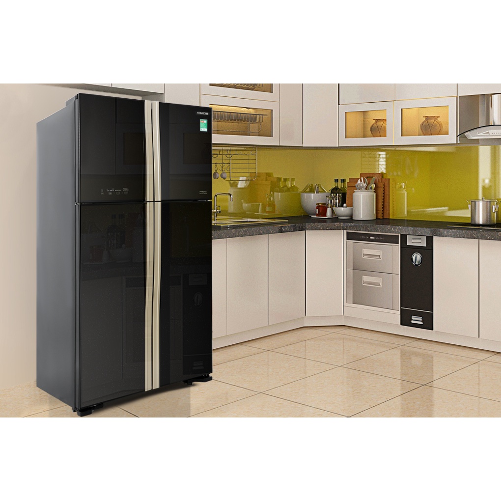 Tủ lạnh Hitachi Inverter 509 lít R-FW650PGV8 GBK chính hãng