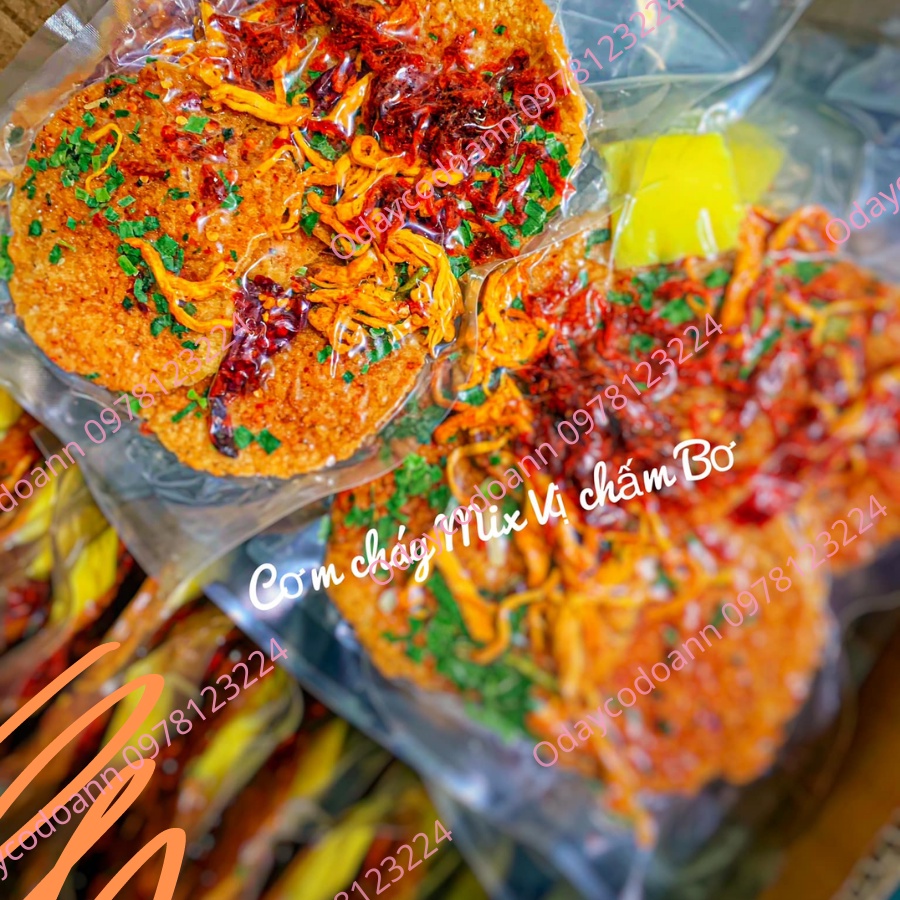 Cơm Cháy Sấy Mắm Mix Khô Bò Gà Chấm Bơ [ Odaycodoan] Cơm Cháy Chiên Mắm Full Topping Cực Ngon - Đồ Ăn Vặt | BigBuy360 - bigbuy360.vn