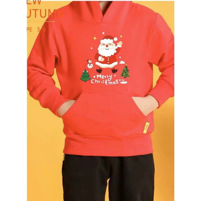 Trang Phục Noel - Áo Hoodie Hình Ông Già Noel