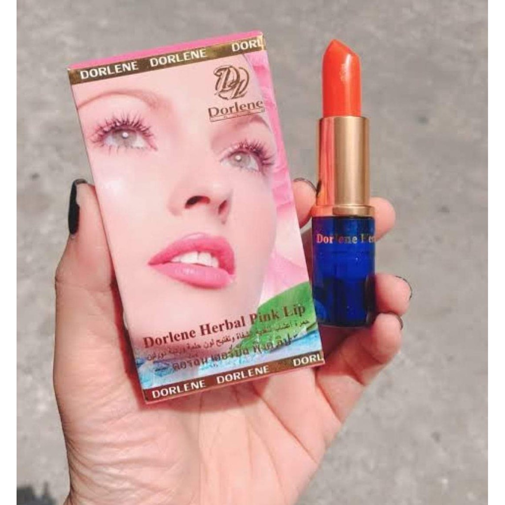 Son Sâm Giảm Thâm Môi Dorlene Herbal Pink Lip Thái Lan
