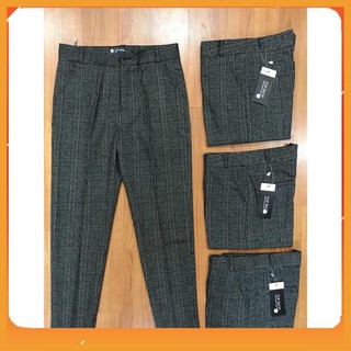 [FREE SHIP 99K ] Quần baggy kẻ caro đậm - hàng VNXK
