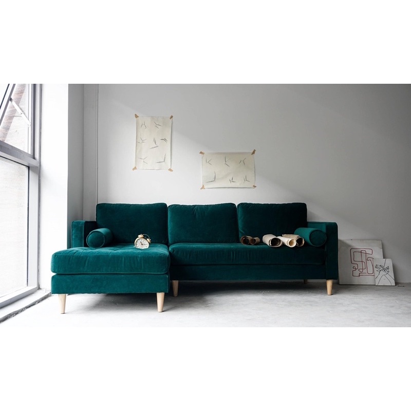 sofa Góc trà xanh ,sofa góc L GIÁ RẺ CHO MỌI NHÀ