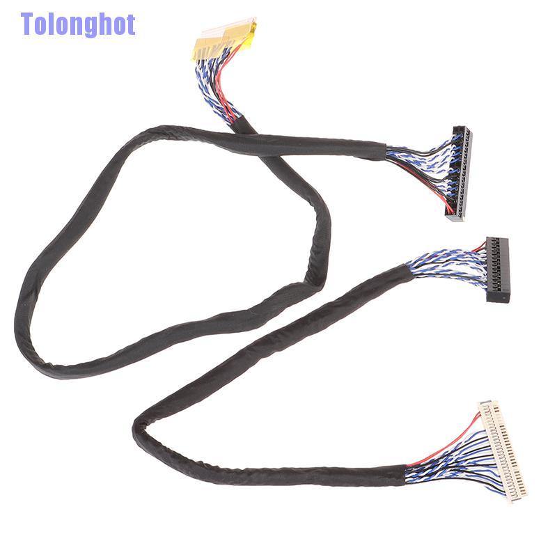 Tolonghot> LVDS Cable FIX-30P-S6 30pin double 2 ch 6-bit dual 6bit LCD panel Screen cable