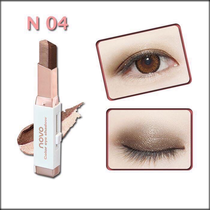 Phấn mắt dạng thỏi Novo Eyes Shadow 2 Line 3.8g