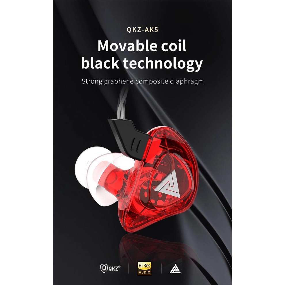 Tai Nghe Nhét Tai Âm Thanh Hifi Ak6 Bằng Đồng hi-fi