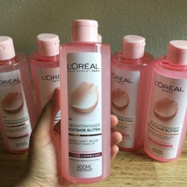 Nước hoa hồng L'Oréal Paris dành cho da khô và da nhạy cảm- Hàng Đức chuẩn