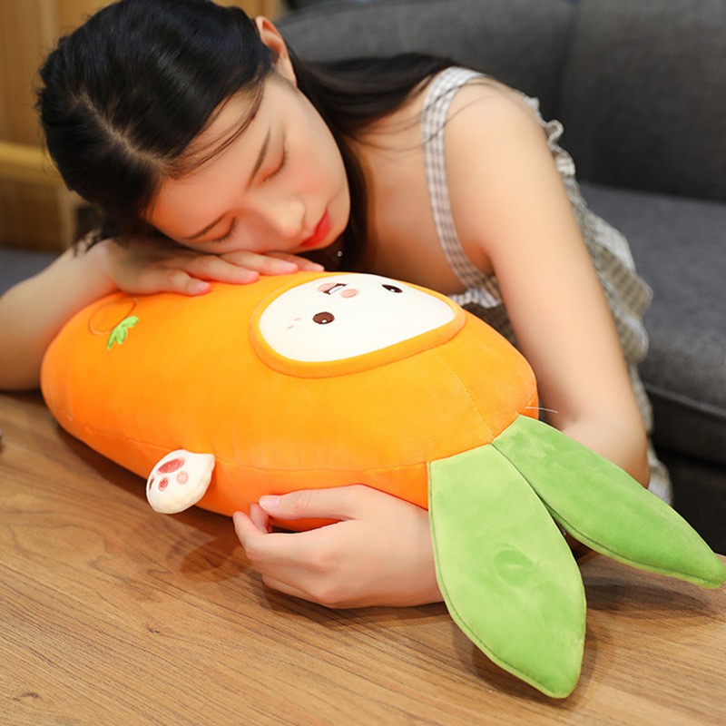 Gấu bông gối ôm dáng dài Carrot gấu Bown và thỏ Cony kích thước 50-70cm Xưởng gấu bông Việt Nam