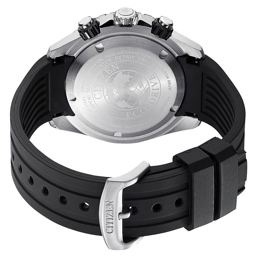 Đồng Hồ Nam Citizen Dây Cao Su CA0718-13E - Mặt Đen