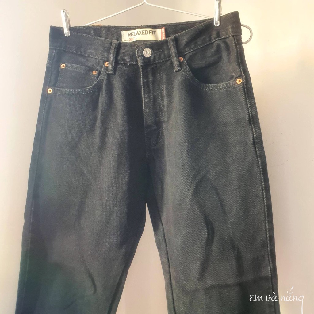 Quần jeans đen hiệu Levis vintage - Em và nắng