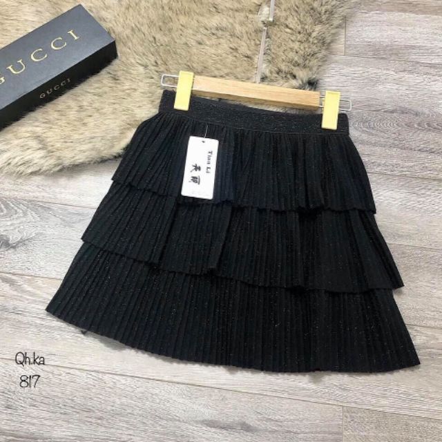 Chân váy nhũ tầng hàng Quảng Châu