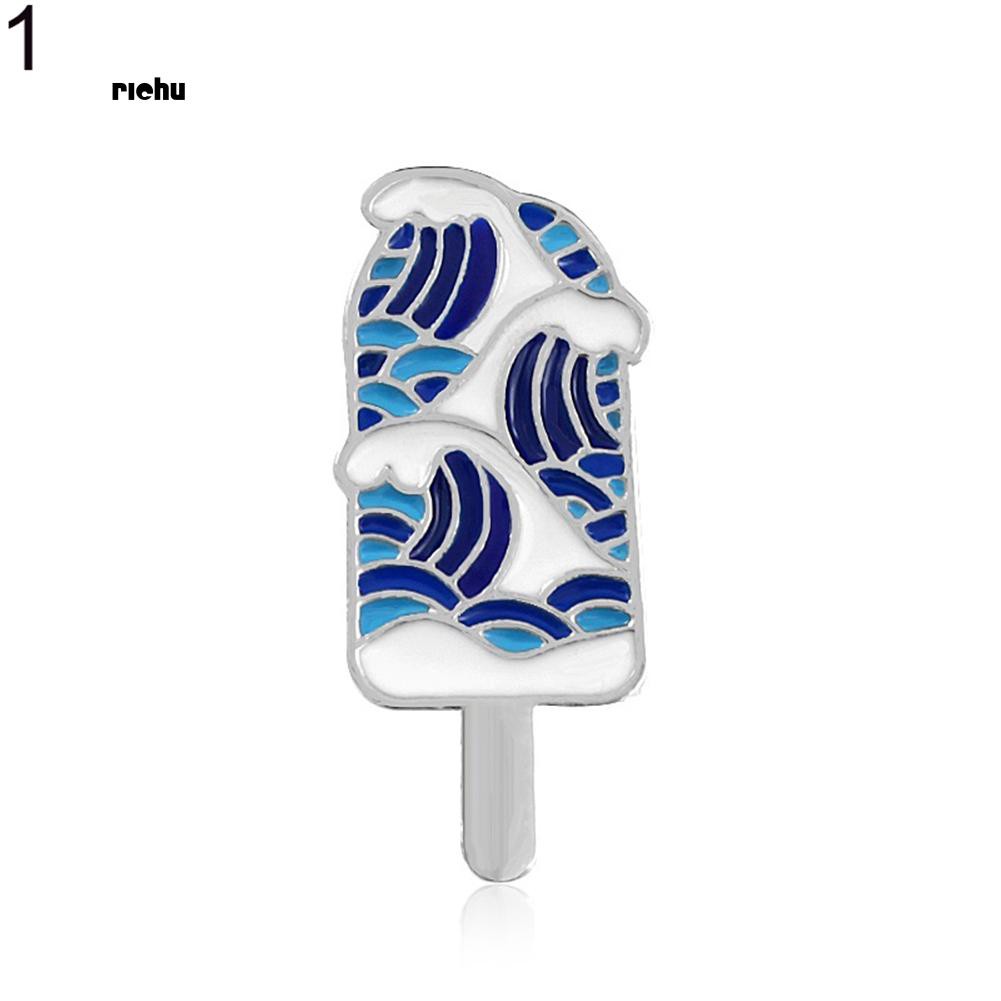 Trâm Cài Áo Hình Cá Voi Gợn Sóng Thời Trang