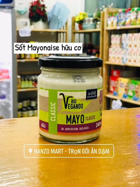 Sốt Mayonaise hữu cơ không trứng cho bé ăn dặm