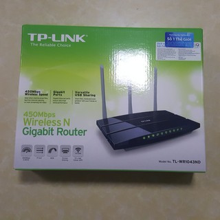 Bộ phát Tplink TL-WR1043ND mới fullbox - Hàng Chính Hãng