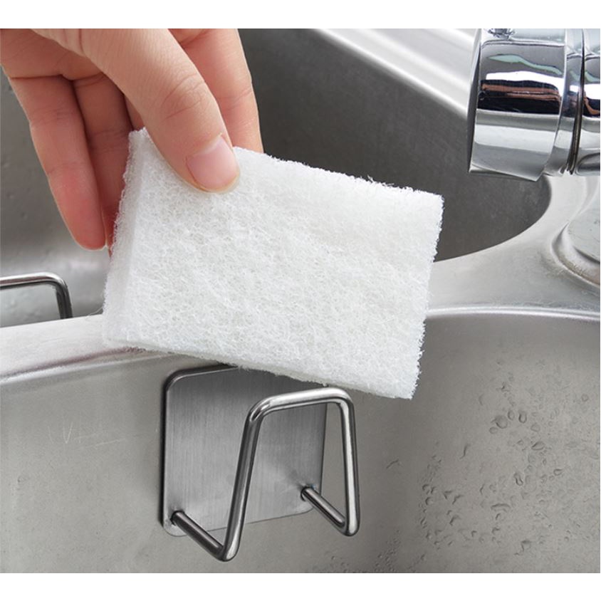 Móc Inox 304 dán 3M chắc chắn để đồ rửa chén bát