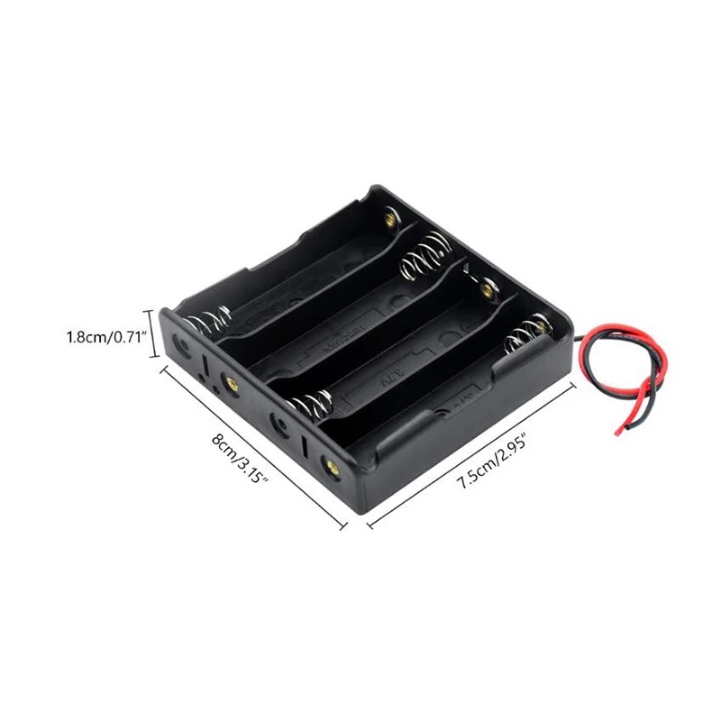 Đế pin 18650 mắc nối tiếp có dây ra
