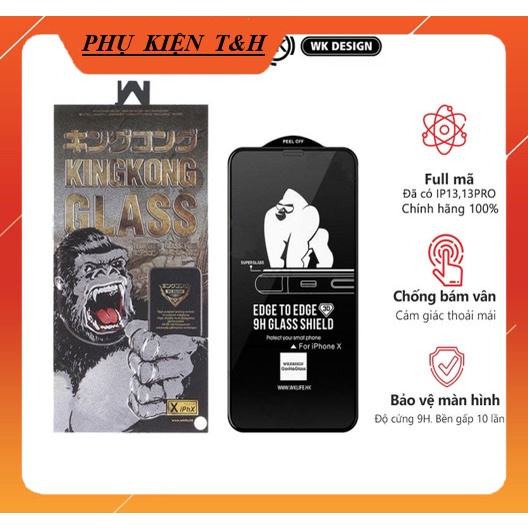 Kính cường lực iphone KingKong full màn 6/6s/6plus/6s plus/7/8/7plus/8plus/x/xs/xs max/11/12/13/pro/promax - T&H Shop