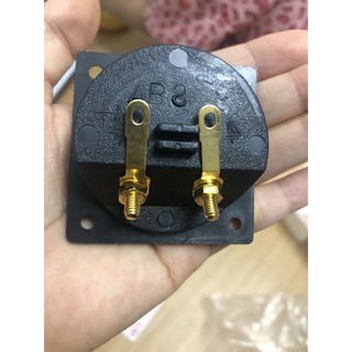 Máng cọc loa đôi ảnh thật