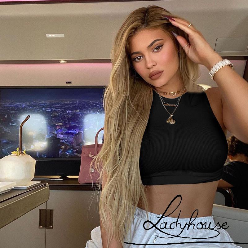 Áo Croptop Không Tay Màu Trơn Thời Trang Dành Cho Nữ