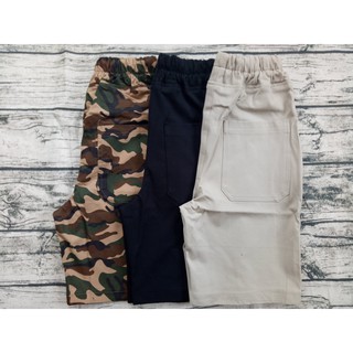Quần short kaki nam cạp chun